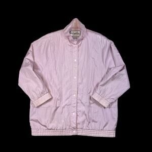 Neyelle Waterproof Rain Jacket in Pink | Size 1X
